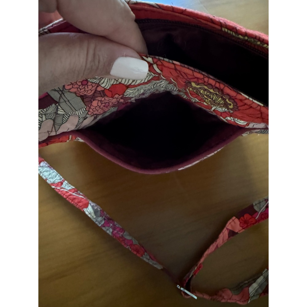 Vera Bradley Floral‎ Quilted Crossbody Bag Shoulder Purse - Picture 7 of 8